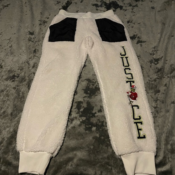Justice Other - Justice Kids White Fleece Joggers